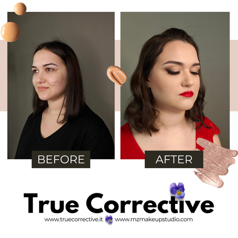 True Corrective: Luciana TC13 • Corso di Make Up Online su Imperfezioni, Cream Technique su occhi incappucciati