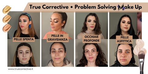 True Corrective - Corso Make Up online su Pelli Problematiche 2 - Pelle Spenta, Gravidanza, Occhiaie Profonde, Pelle Asfittica